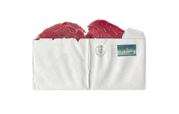 Carta de amor con sello. Técnica mixta fotográfica 50×40 cm.